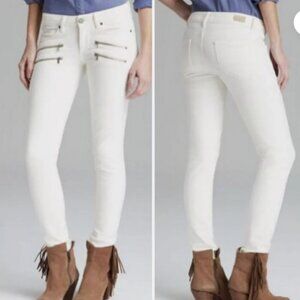 Paige Edgemont Jeans in Vanilla Bean Off White Color size 26